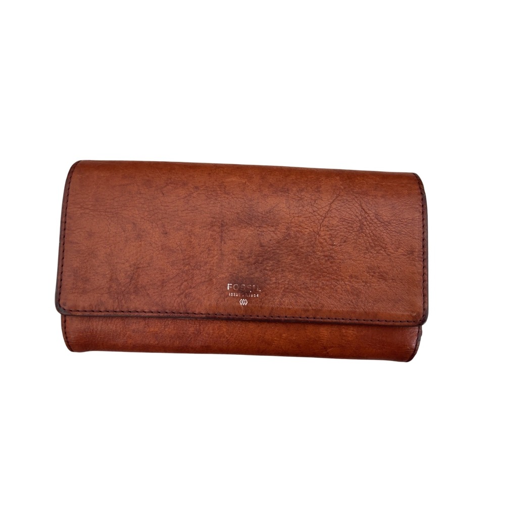 Vintage Fossil Wallet Leather